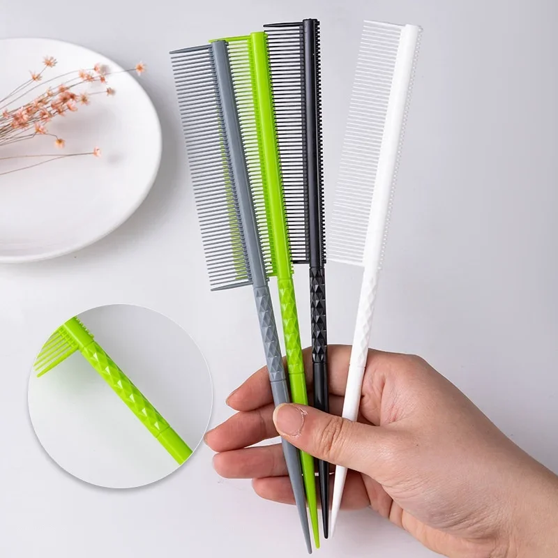 1 مجموعة تصفيف الشعر صبغ الشعر قبعات مع السنانير المعدنية قابلة لإعادة الاستخدام المهنية الحلاق مشعر وأشار الذيل تصفيف أمشاط اكسسوارات #2