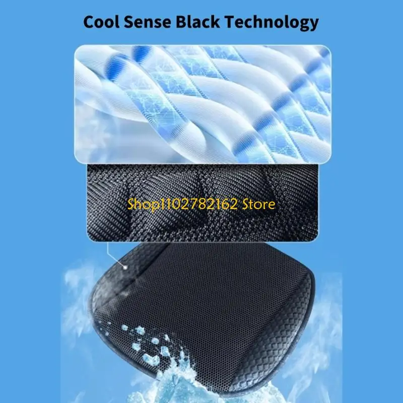 

547B Ergonomic Car Coolers Pad 8 Quiet Cooling for Wheelchair Desk Chair Use