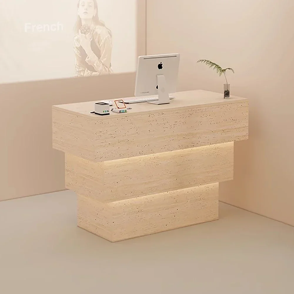 Style Versatile Reception Desks Store Design Simple Style Front Desk Luxury Bar Counter Salon Mostrador Negocio Furniture