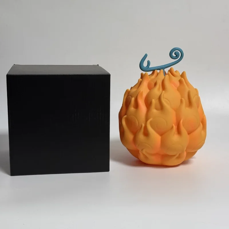 One Piece Anime Devil Fruit Action Figure - Nika Gum-Gum Cursed Fruit Model Toy Flame-Flame Ornaments Collectible for Fans