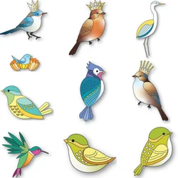 Bird 2025 Spring New Metal Die Cutting for DIY Scrapbook Craft Decoration Embossing Template Supplies Greeting Card Handmade