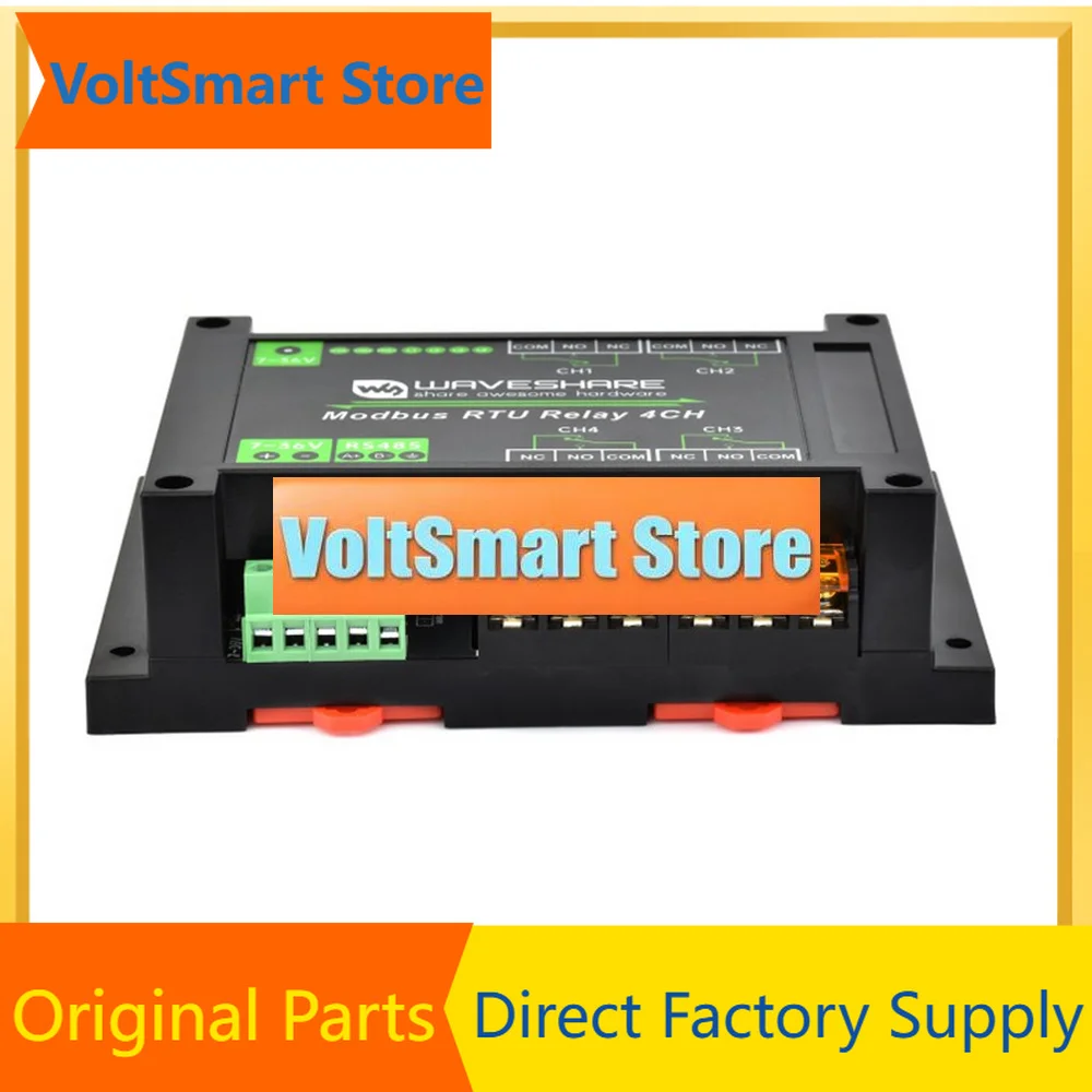 VoltSDual Ethernet Ports 8-ch Relay Module (C) Modbus RTU Protocol PoE Power Supply With Various Isolation And Protection Circui