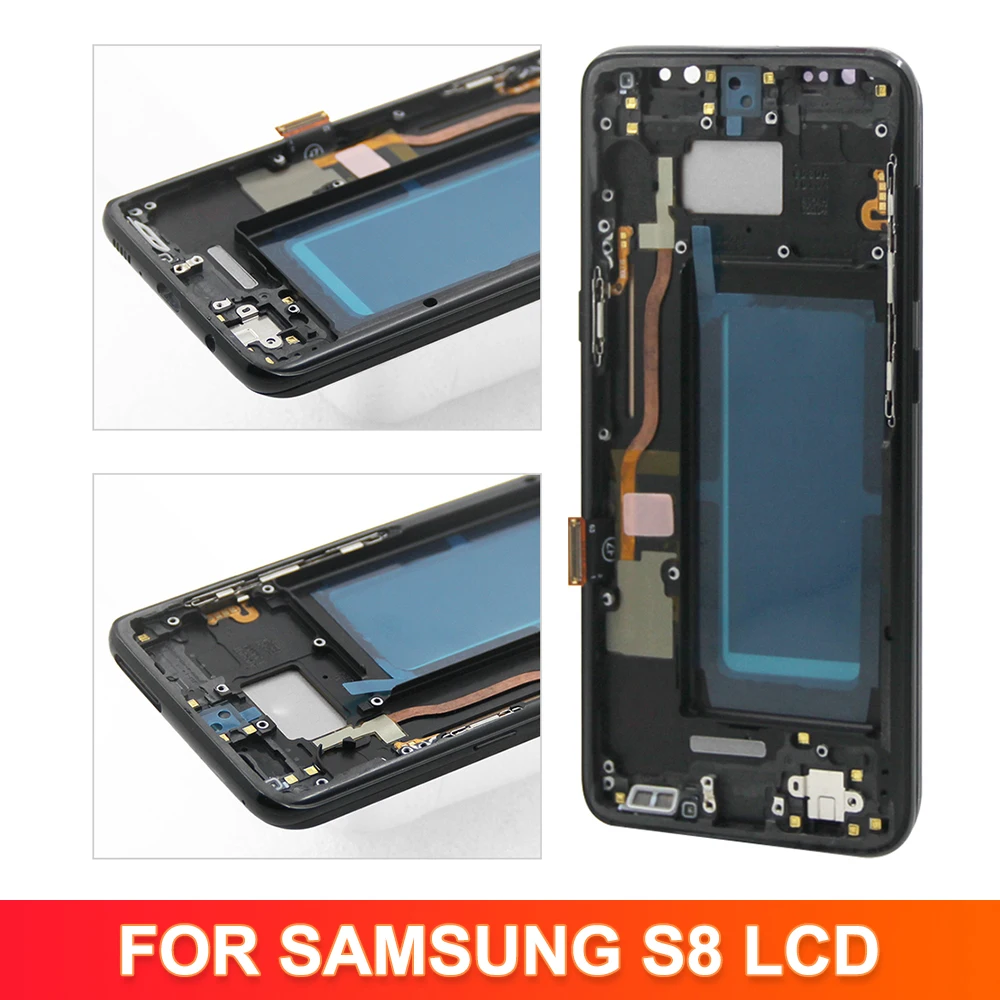 100% Tested S8 TFT LCD For Samsung Galaxy S8 G950 SM-G950FD Lcd Display Touch Screen Digitizer Assembly Replacement