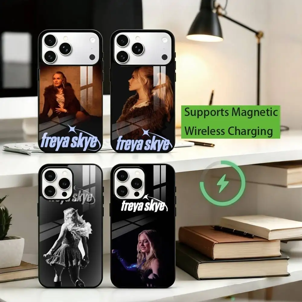

S-Singer F-Freya S-Skye Phone Case For iPhone17,16,15,14,13,12,11 Plus,Pro Supports Magnetic Wireless Charging