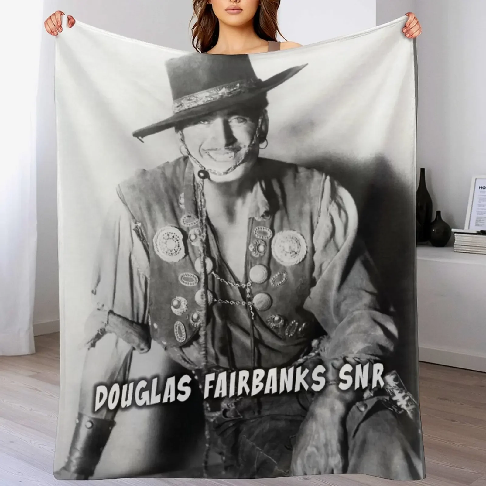 

Douglas Fairbanks Snr Throw Blanket Kid'S Soft Big Polar Blankets For Bed Blankets