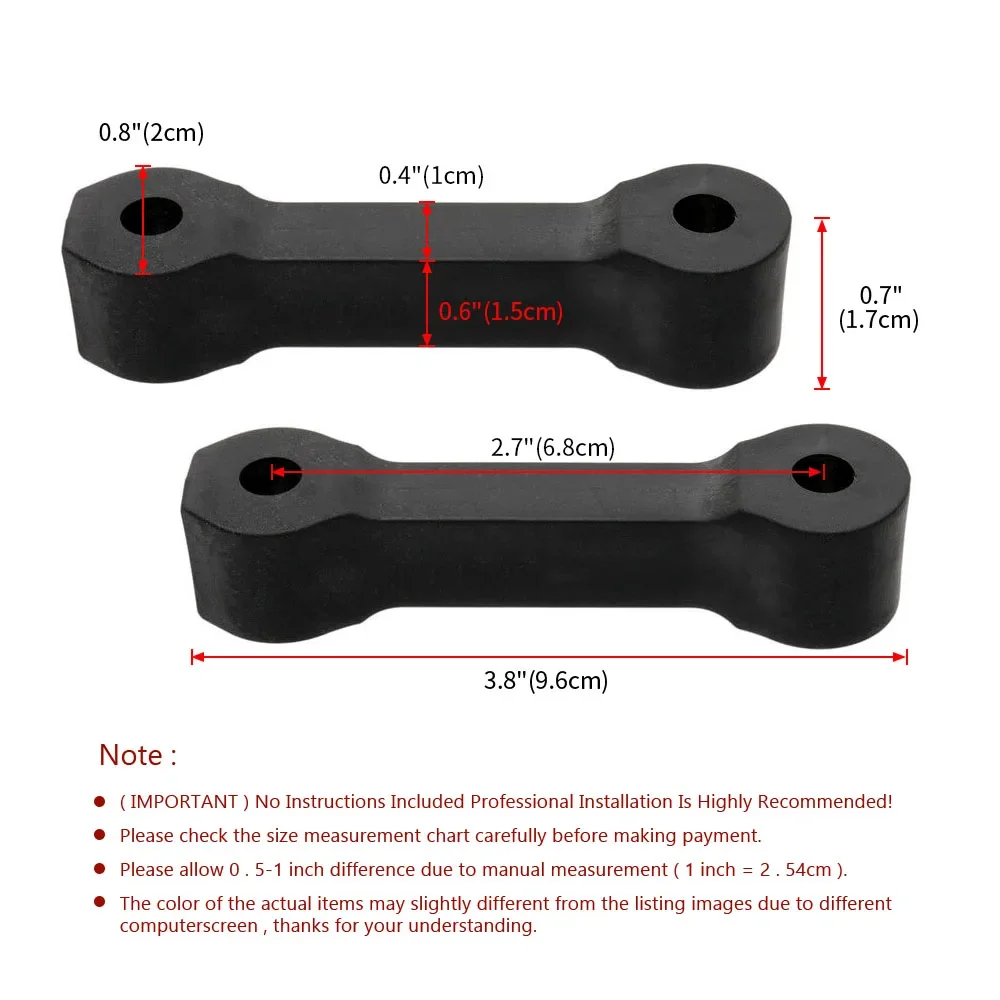 For Jeep Wrangler JK 2007-2017 Car Hood Latch Upgrade Kit Stops Shake Rattle Engine Bonnets Hood Lock ABS Black Auto Parts 2pcs