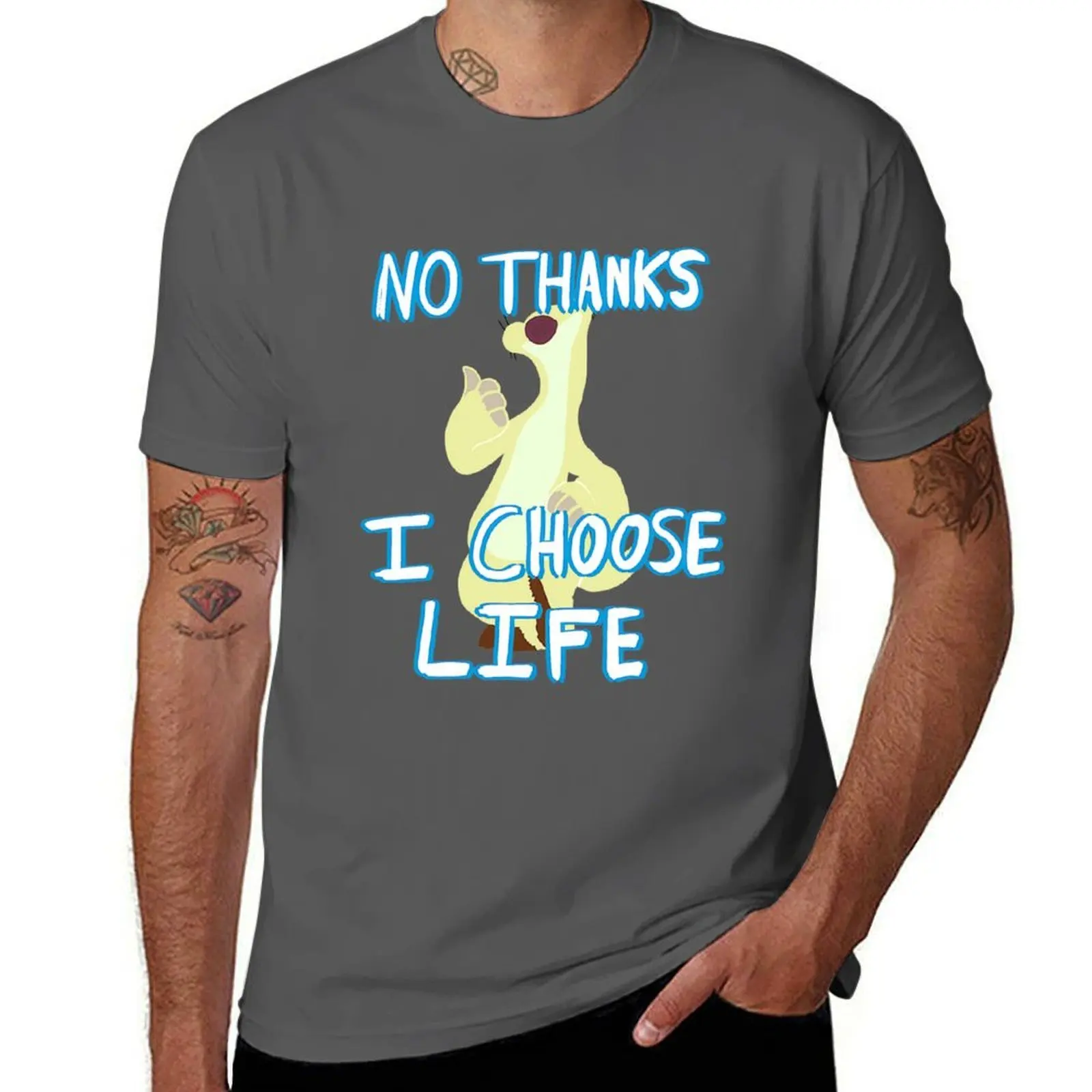 Camiseta Age Ice Ice Age Sid de talla grande, top informal sencillo