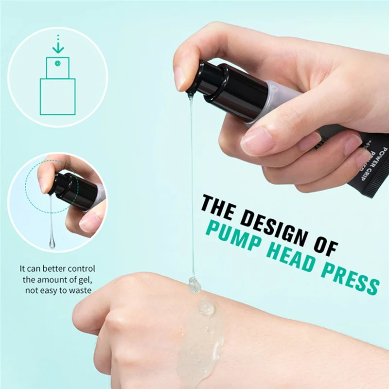 Ibcccndc Pre-trucco Gel correttore idratante invisibile Pore Primer Gel Pre-trucco Primer rosa