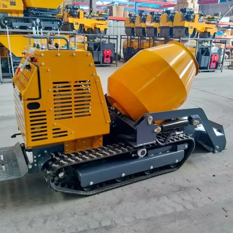 Customized Factory Price Mobile Cement Concrete Mixer Municipal Self-Loading Concrete Mixer Truck Industrial Building Concrete M