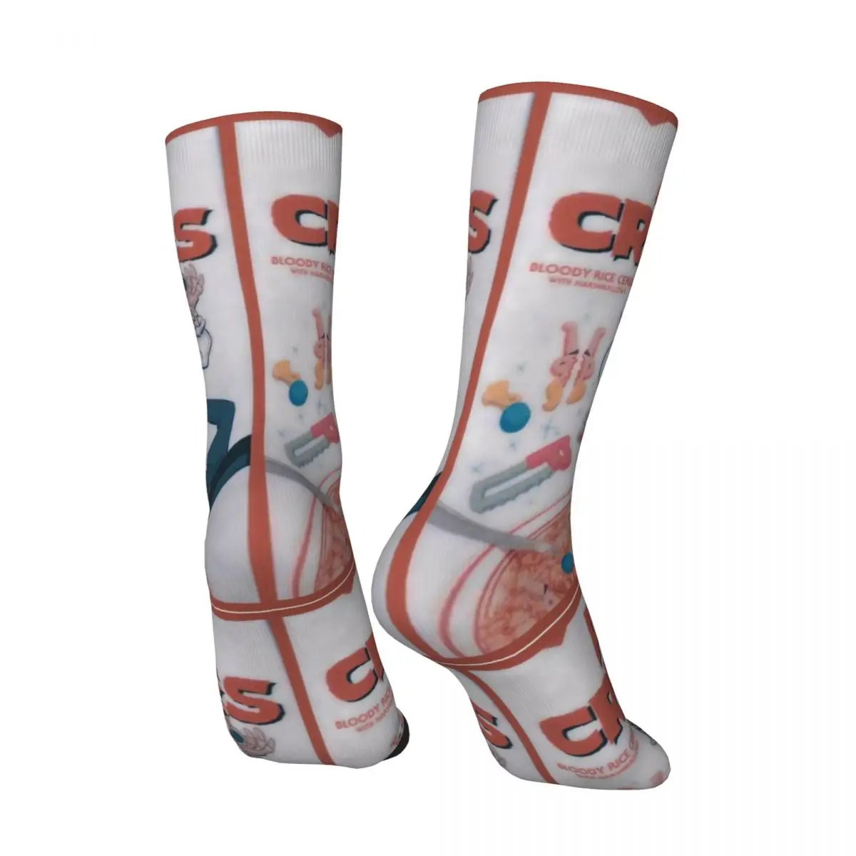 Terrifier Movie Art Crispies Stockings Design Kawaii Socks Autumn Anti Slip Socks Men Outdoor Quality Socks