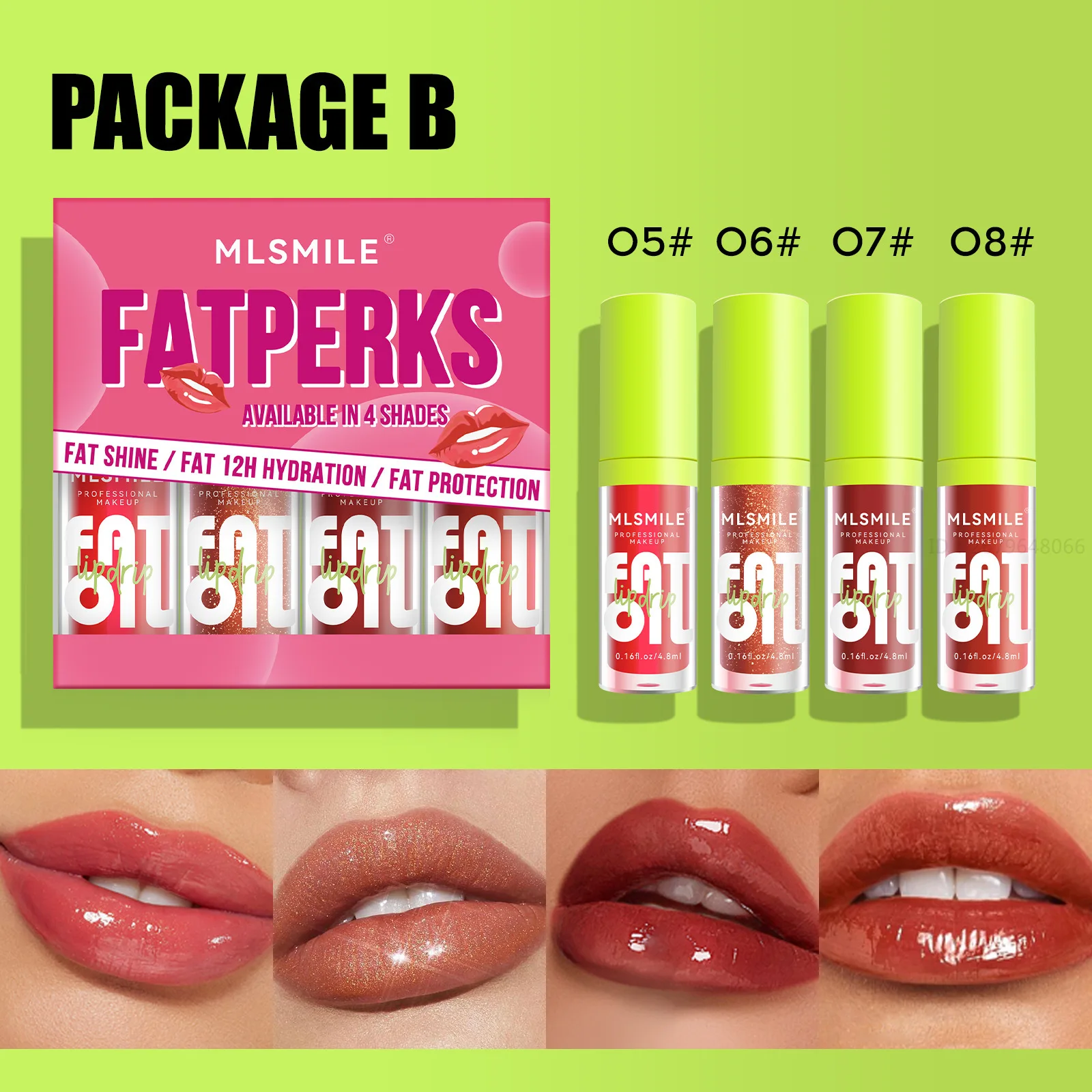 4 teile/satz Gelee Lippen plump ing Öl transparent lang anhaltende feuchtigkeit spendende Lippen pflege feuchtigkeit spendende Lippen glasur bilden flüssigen Lippenstift