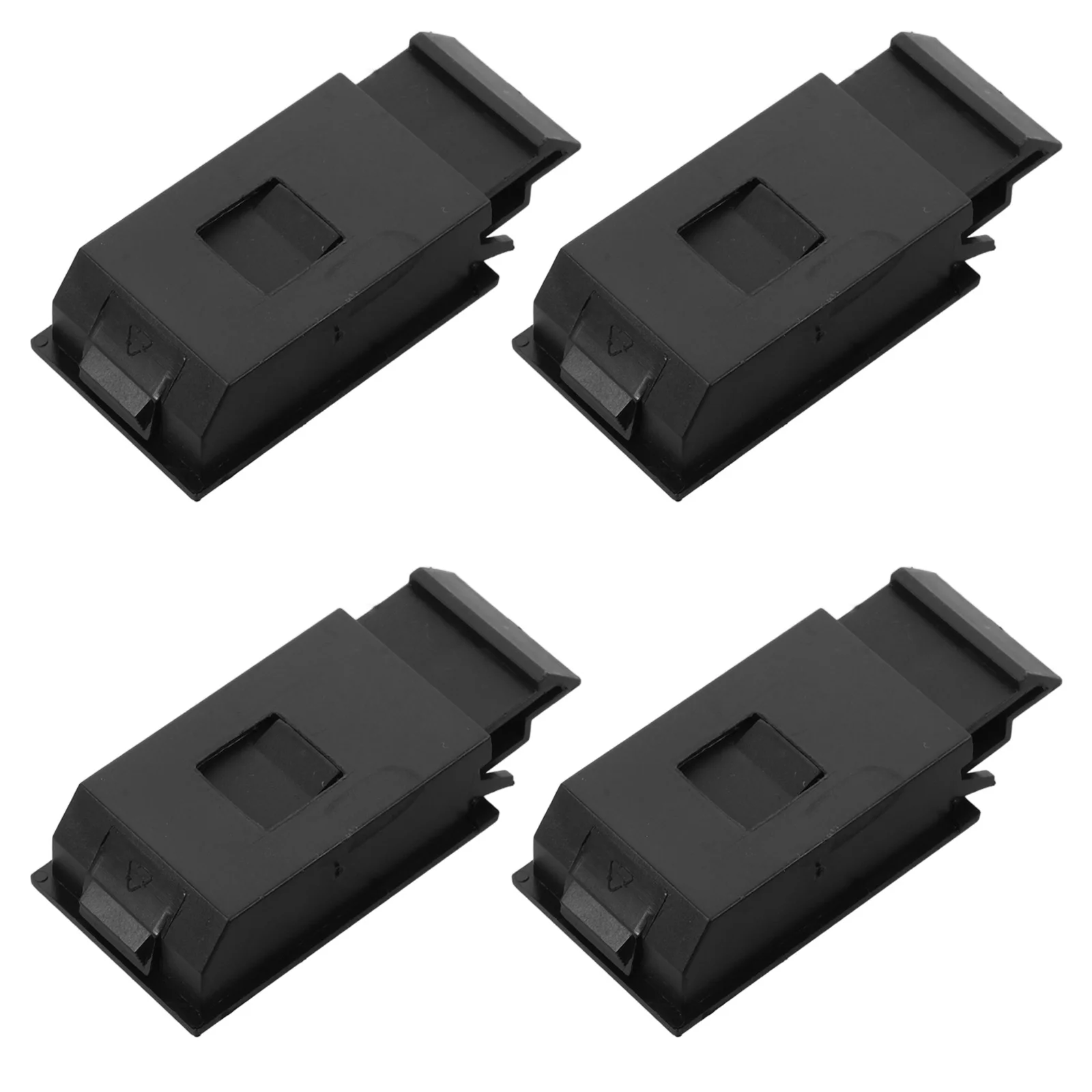 

4Pcs Plastic Distribution Box Lock Buckle Latch for Door Cabinet Durable Simple Inside Pull Sliding Hardware