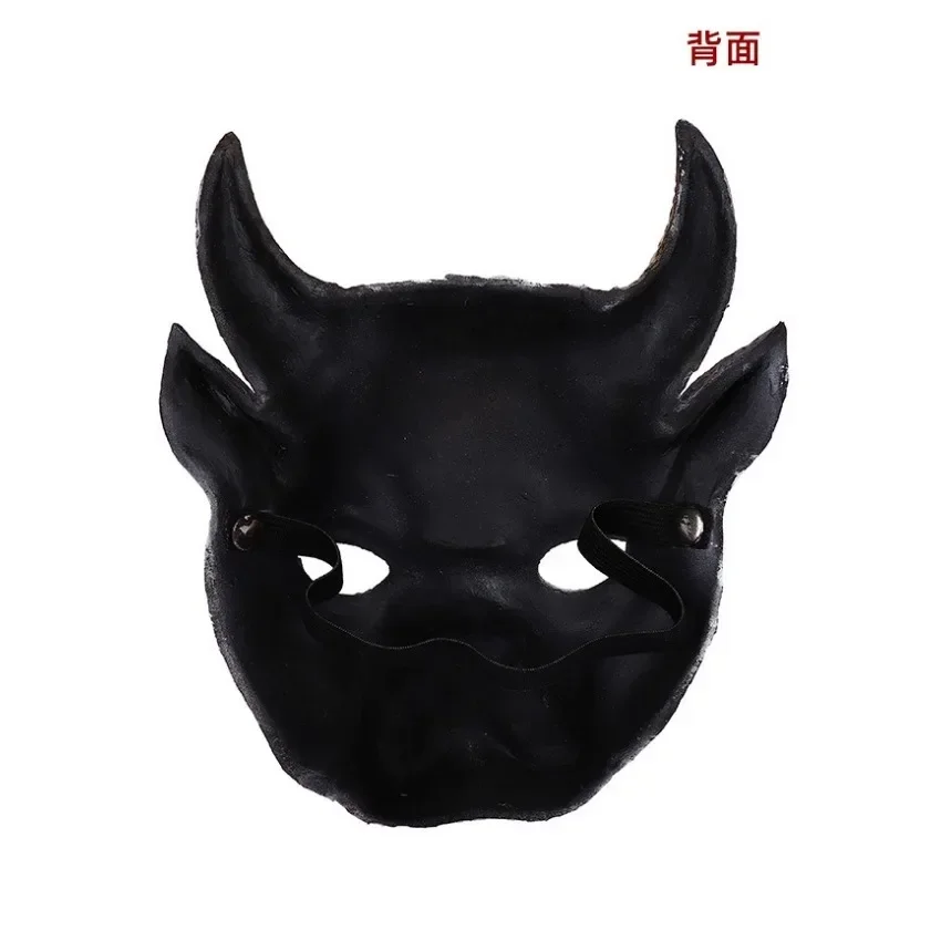 PU Foam 3D Realistic Animal Cow Head Mask Carnival Easter Party Performance Prop Half Face  Halloween Mask Cosplay Mask - view 5
