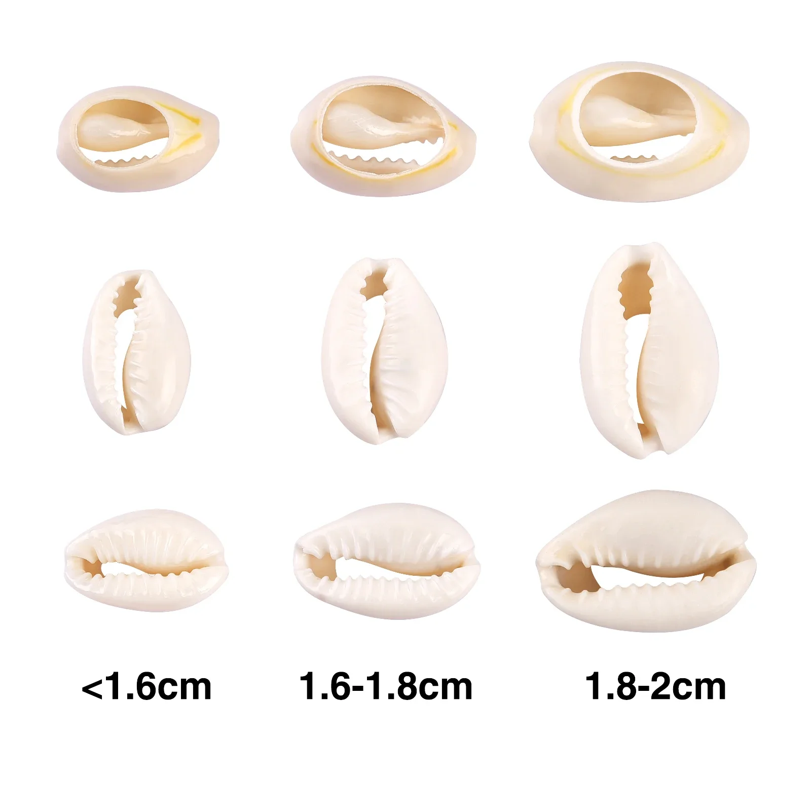 20/50 pçs contas de concha do mar branco cowrie cowry charme contas conchas do mar brincos pulseira colar para fazer jóias descobertas feminino