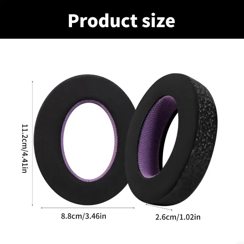 270B 1PAIR EARPADS لـ HD650 HD660S HD600 HD545 HD565 HD580 أذن أذن ناعمة.