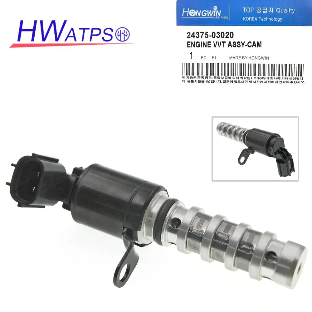Solenoide a fasatura variabile VVT per auto 24375-03020 adatto per Hyundai Elantra Ioniq Kia Niro 1.4L 1.6L 2017-2020 916-609 916 609 2437503020
