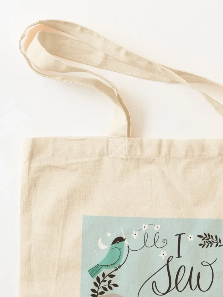 أنا خياطة لذلك أنا لا أقتل الناس حمل حقيبة سيدة حقائب نسائية حمل حقيبة قماش حقيبة كتف أكياس عربة التسوق #3