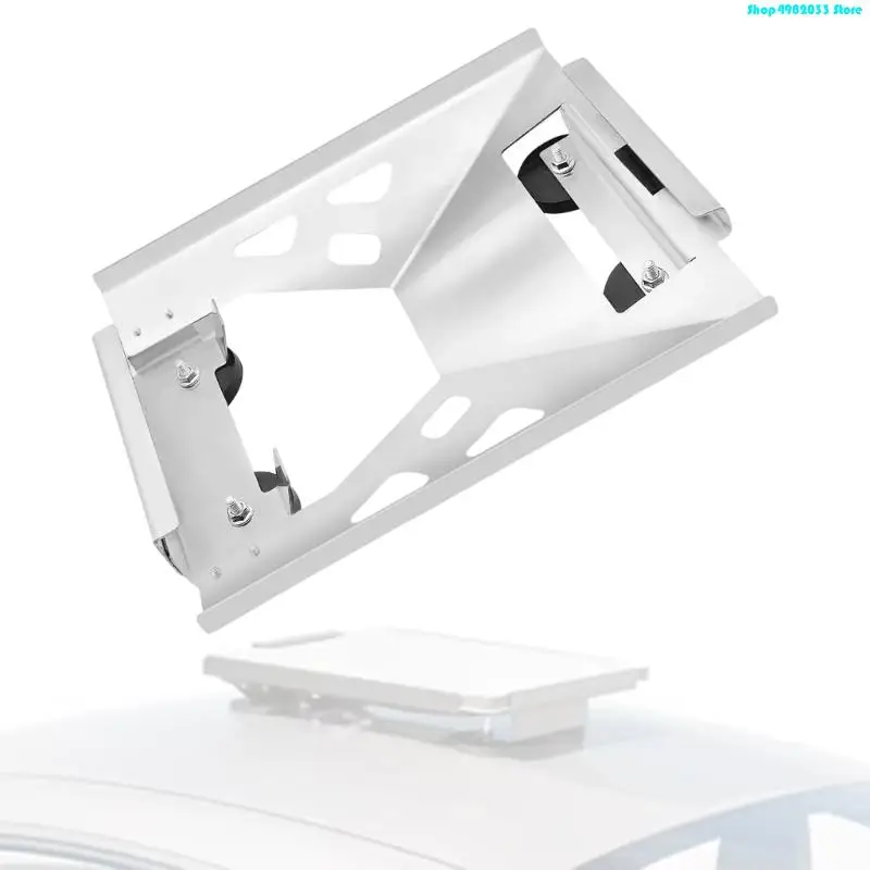 Low Profile Weather Resistant Vehicle Mount for Internet Dish Secure Stable Connection Rubber Coated Design