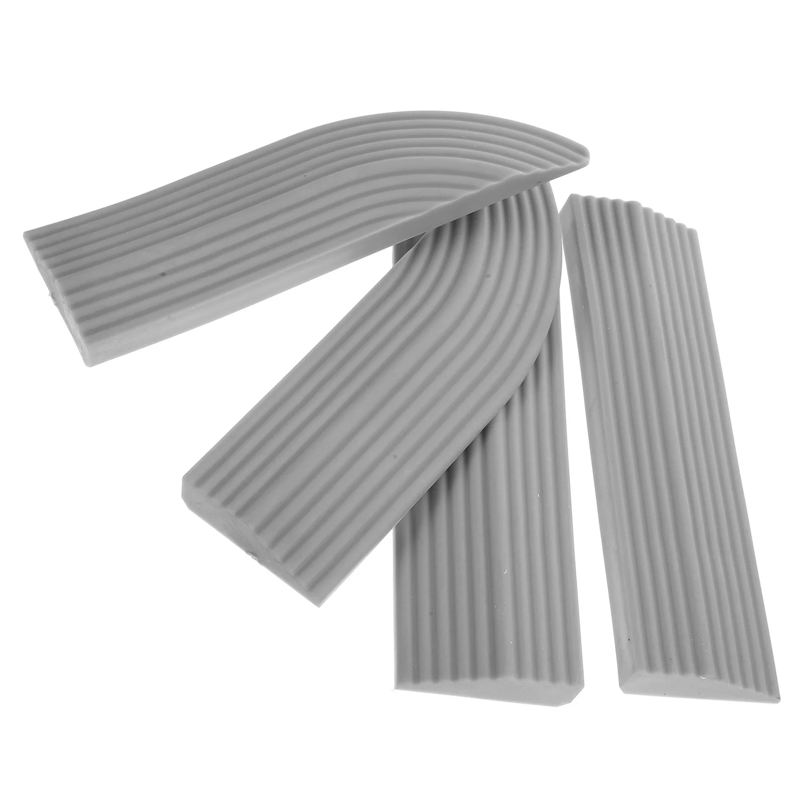 

4 шт., робот-пылесос, пандус, Tpr, противоскользящие пандусы для домашнего офиса, супермаркета, входной коврик, прочный бордюр