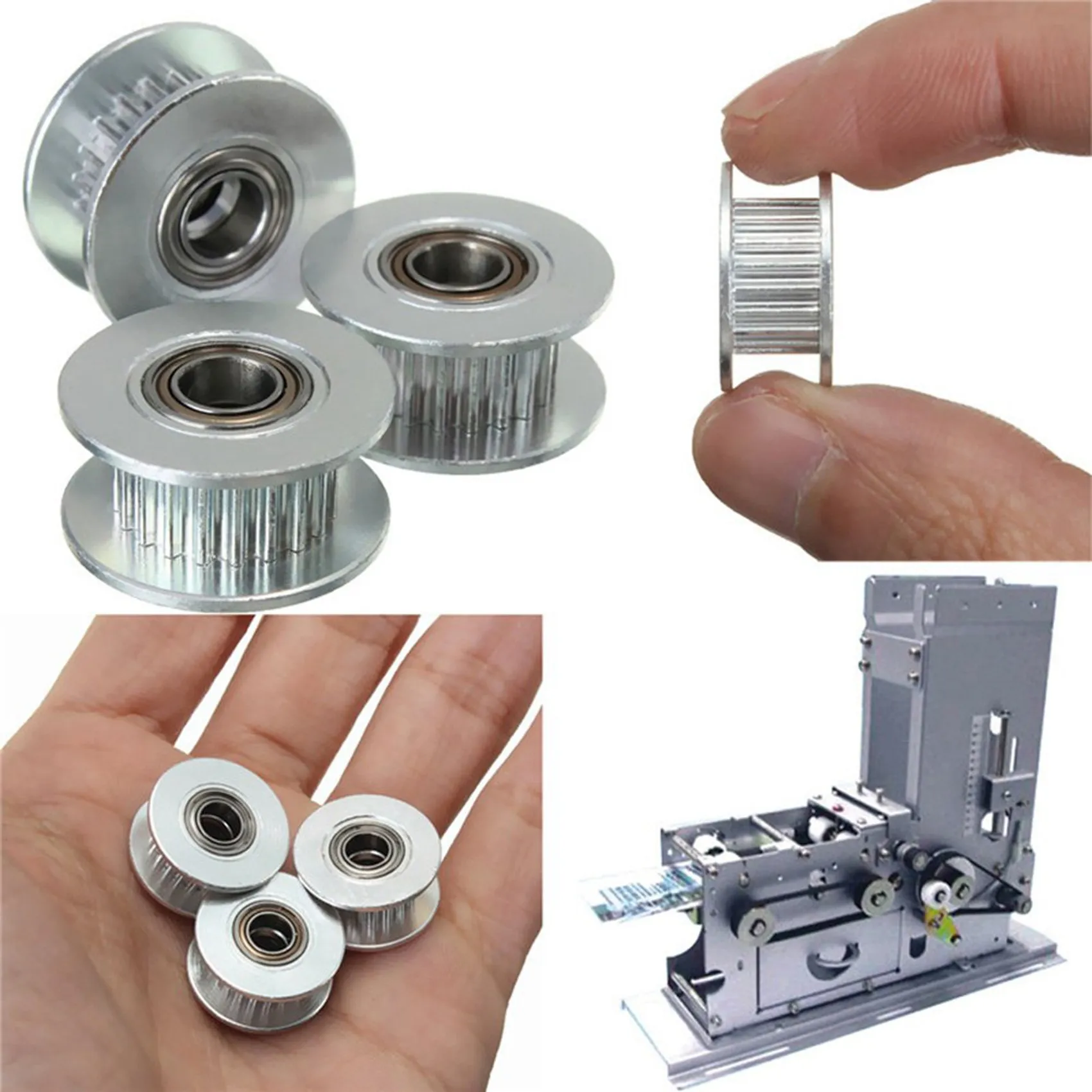 

3D Printer Idler GT2 20 Tooth Synchronous Pulley Inner Hole 5mm Width 6mm Suitable for VzBoT 3D Printer