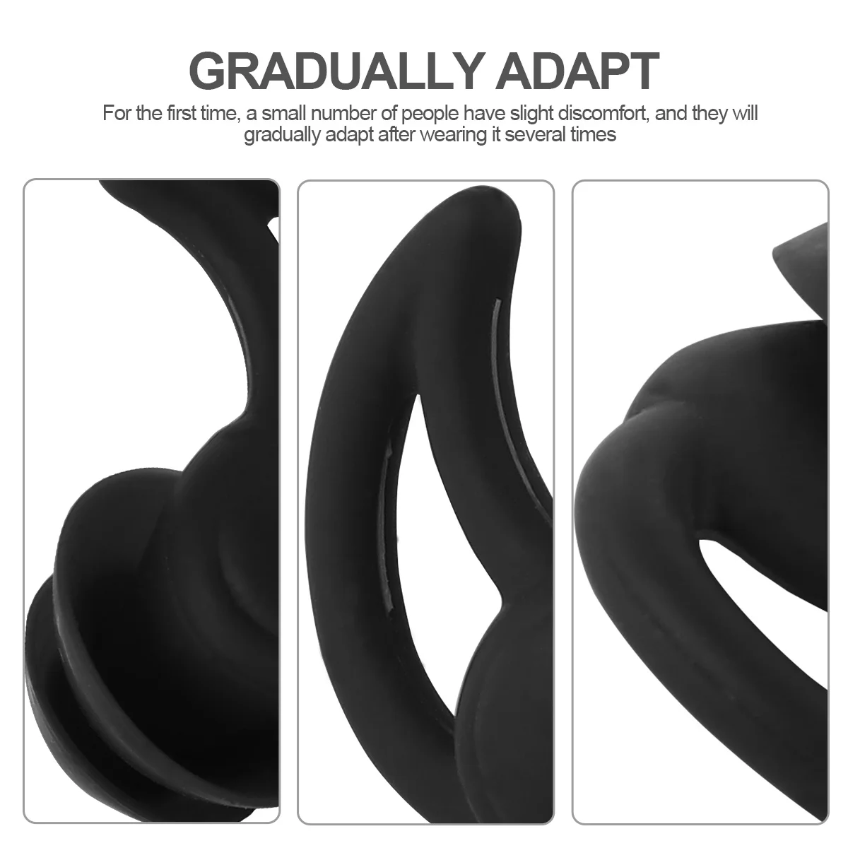 

1Pair Noise Blocking Earplugs Soft Lightweight Silicone Double-Layer Design for Sleeping Snoring Flying Study Outdoors