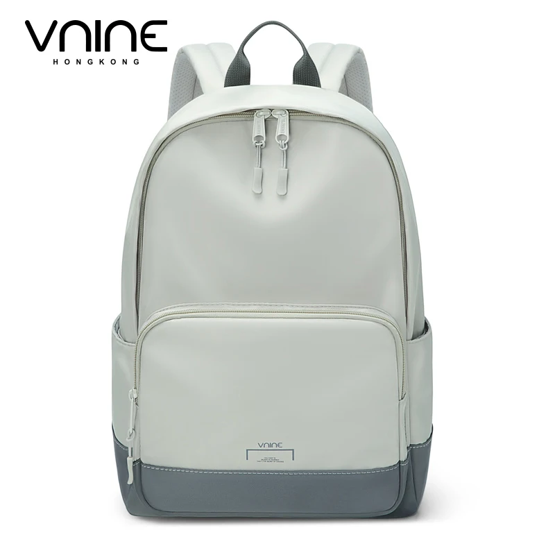 V.NINE Unisex Backpacks Waterproof 15 inch Laptop Backpack Women Elegant Casual Men Back Pack Black Office Work Bag Lightweight