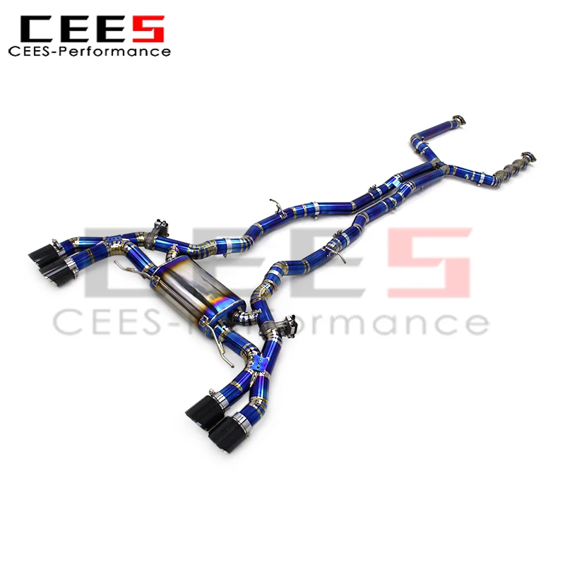 CEES Exhaust Pipes for BMW X3M/X4M Competition F97/F98 3.0T 2019-2023 Catback Exhaust Muffler Racing Exhaust System Assembly