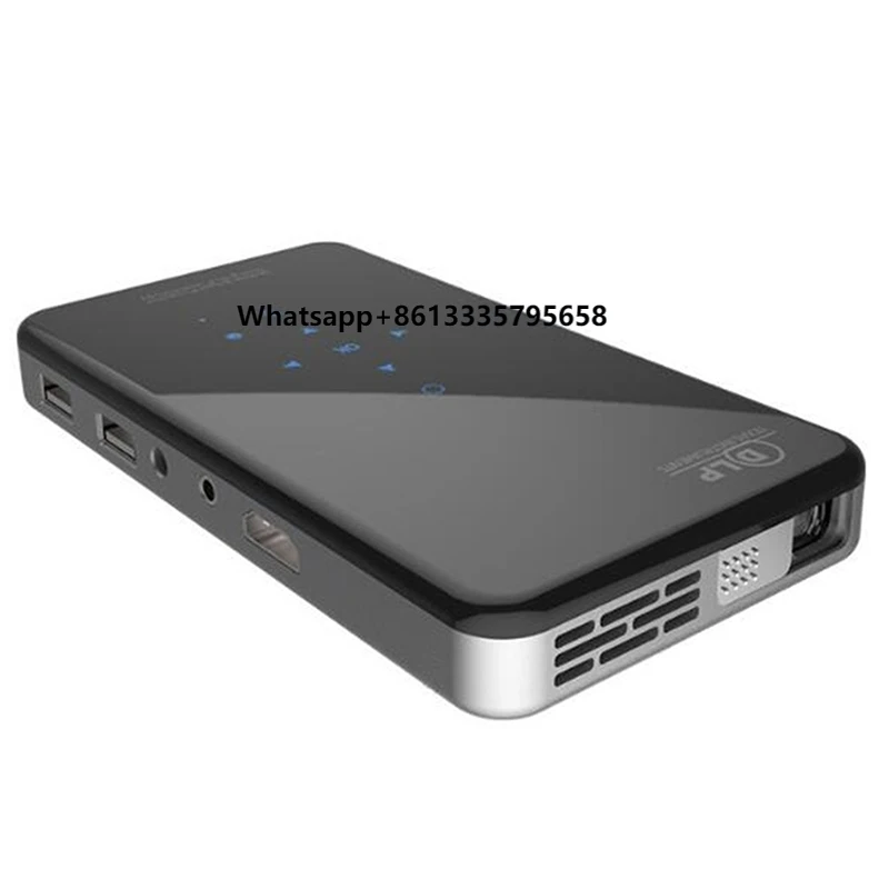 

Most Welcomed 1GB + 8GB DLP Android 7.1 Smart Mini Projector, Support WiFi TF Card Home Theater Speaker