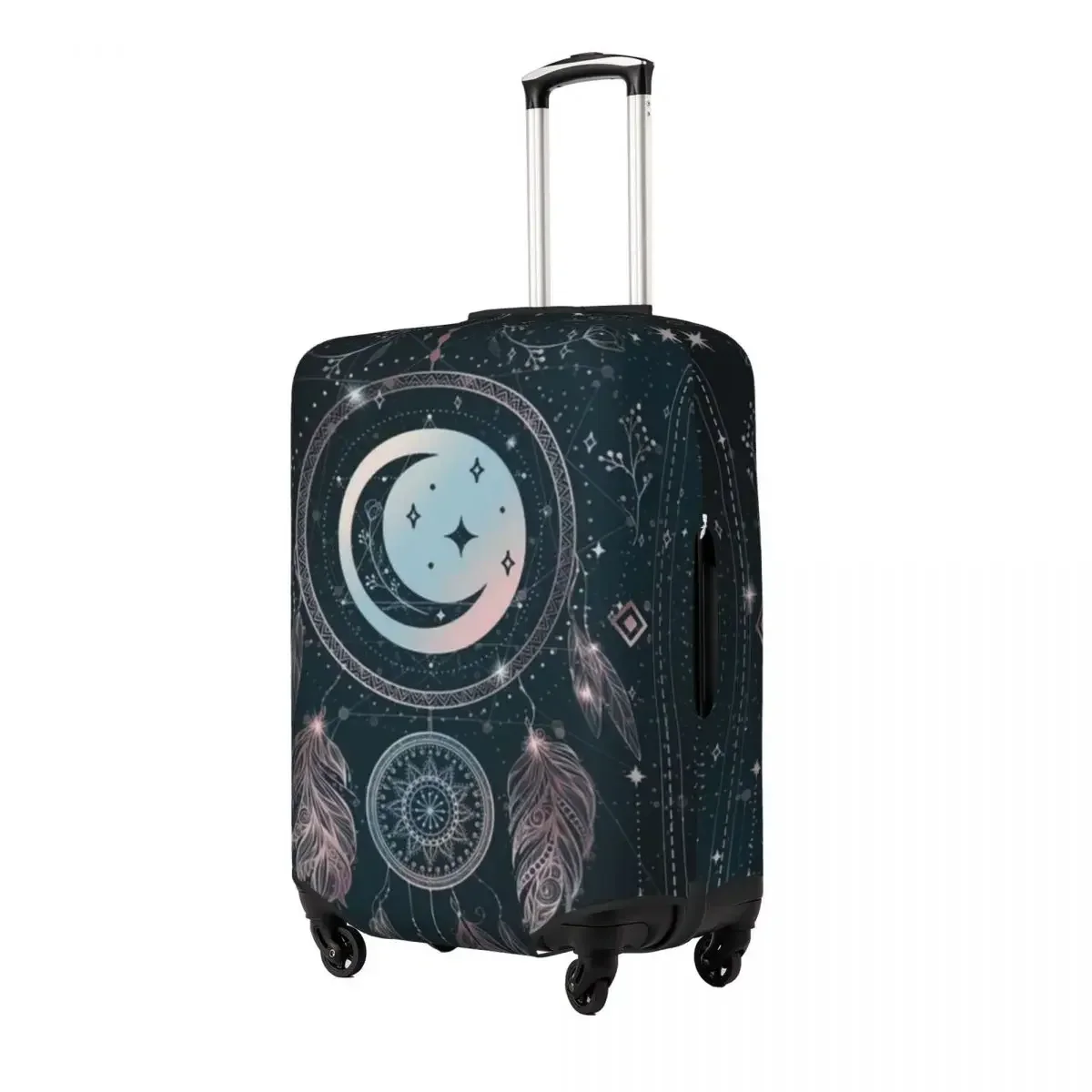 Dreamcatcher Tarot Card Print Luggage Protective Dust Covers Elastic Waterproof 18-32inch Suitcase Cover Travel Accessories