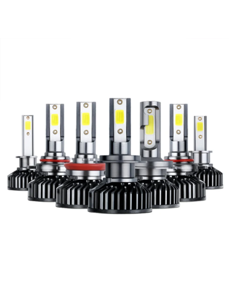 F2 Mini Car LED Headlight H7 Spotlight H4 H11 9005 50W LED Car Headlight