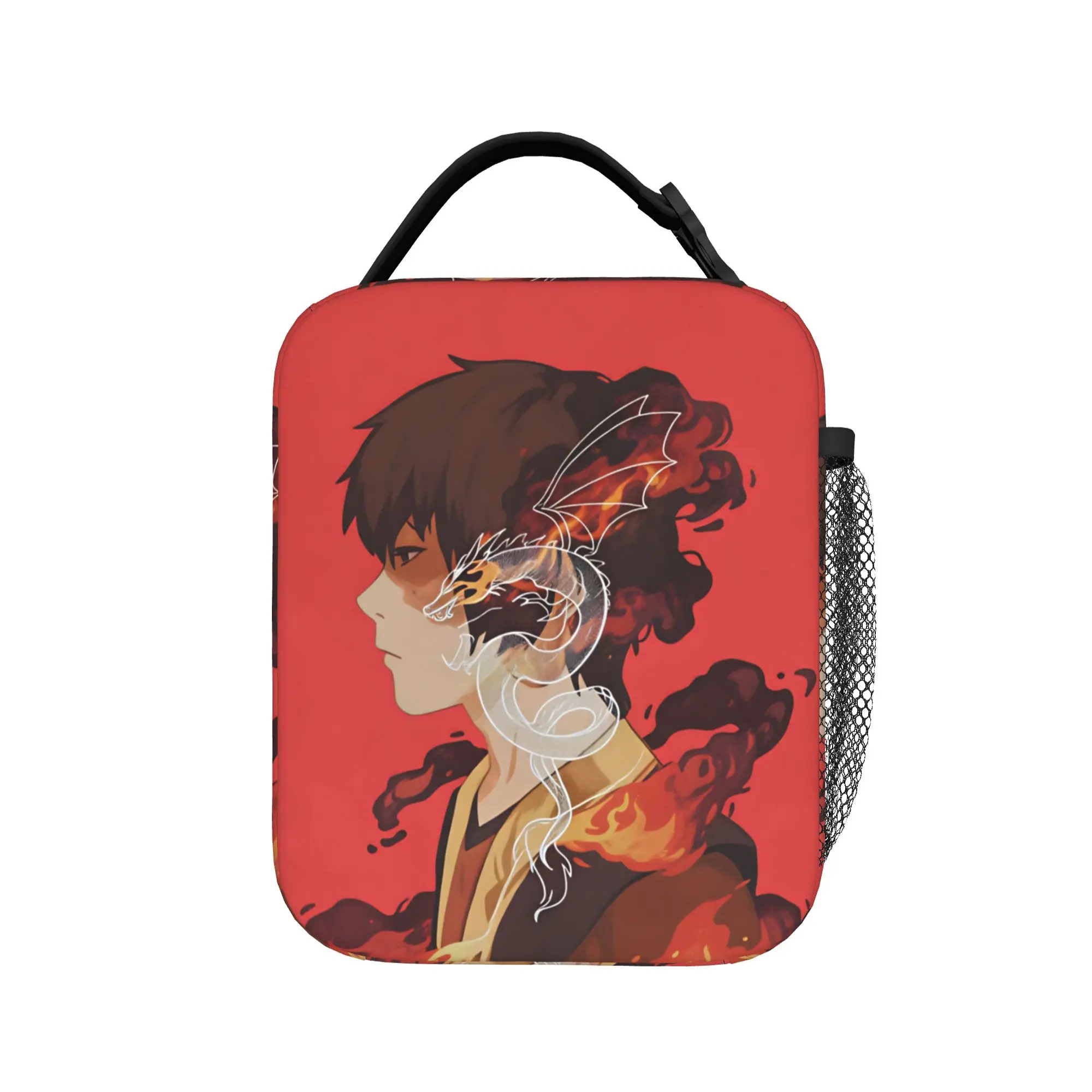 Avatar The Last Airbenders Lunch Bag  Cute Lunch Box For Girls School Convenient Cooler Bag Waterproof Print Thermal Lunch Bags