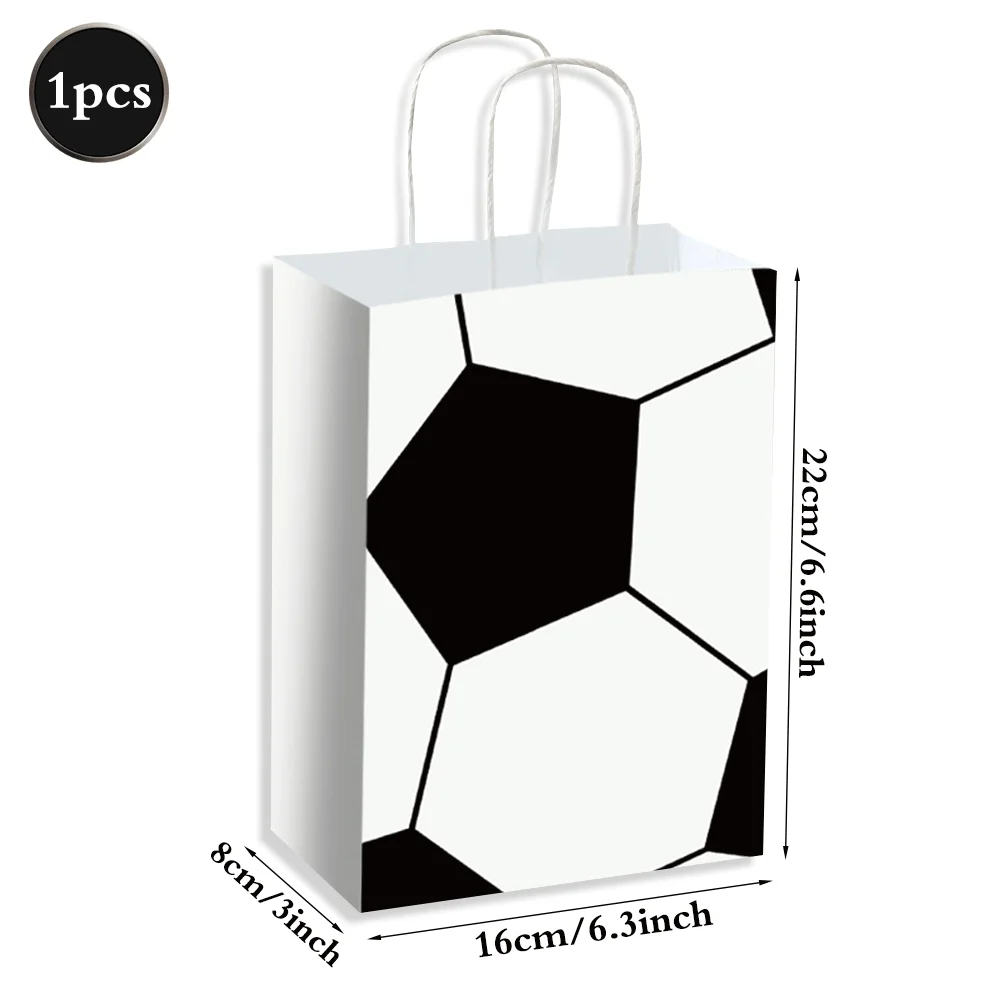 Fußball-Themenparty-Dekoration, Happy-Birthday-Banner, Fußball-Tischgeschirr, Popcorn-Box, Geschenktüte für Jungen und Mädchen, Sport-Fußball-Fans-Zubehör – Detail 22