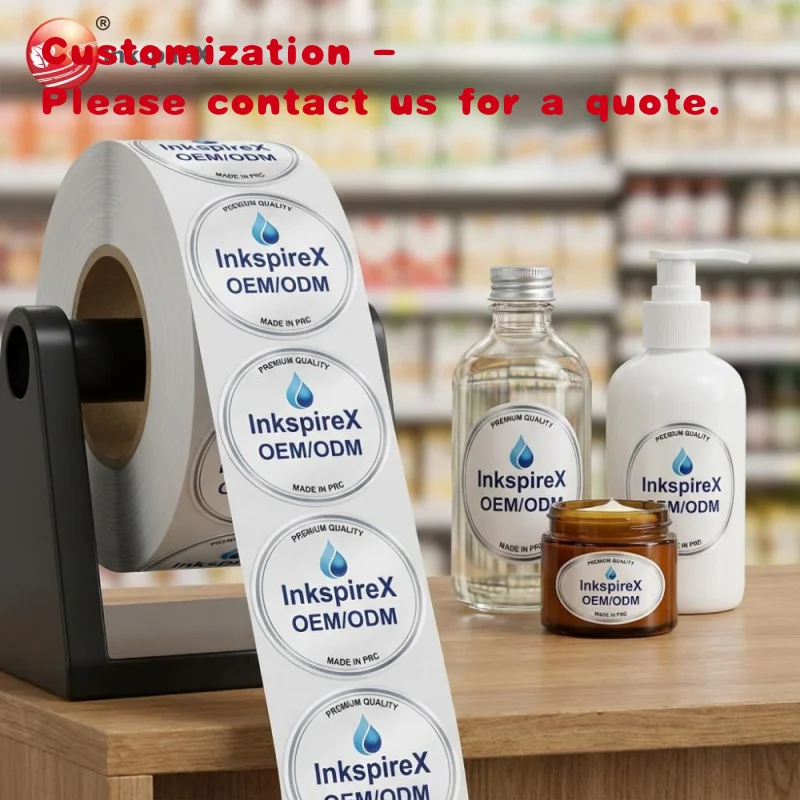 custom.Premium Custom Adhesive Sticker Metal Perfume Labels Luxury Packaging with Custom Colors Packaged in Cartons