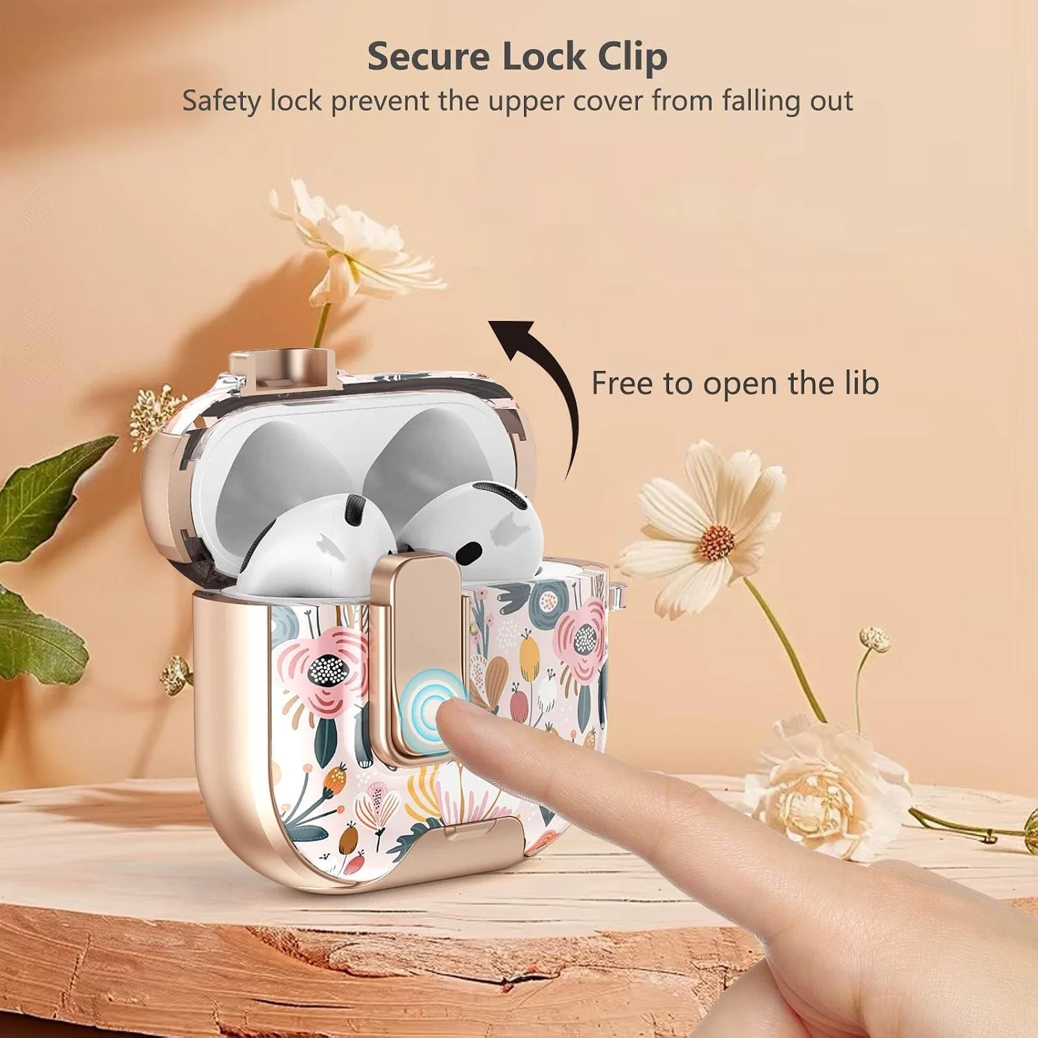 (2026 New) For Airpods 5/4/Pro 3 Case with Phone Stand&Cleaner Kit Lock Clip For AirPods 5th Generation Case Airpods Pro 3 Cover