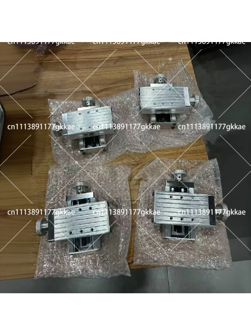 Precision 2D Cross Slide Table Aluminum Alloy XY Axis Adjustable Handwheel Lead Rod Welding Fixture