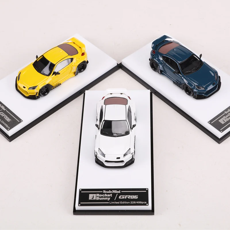 Scaleminiレジンカーモデル、rocket Bunny、gt86、限定版、499、1:64
