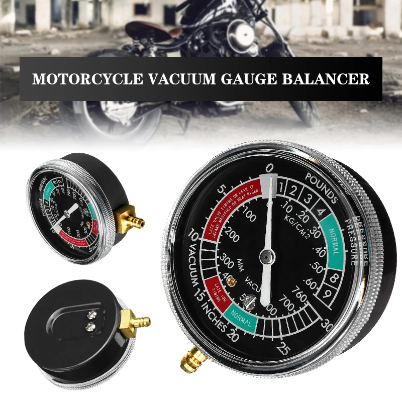 Motocicleta do carro Carburador Vacuum Balancer Sincronizador Kit Vacuum Vacuum Gauge Carburador Motocicleta Vacuum Gauge Balancer