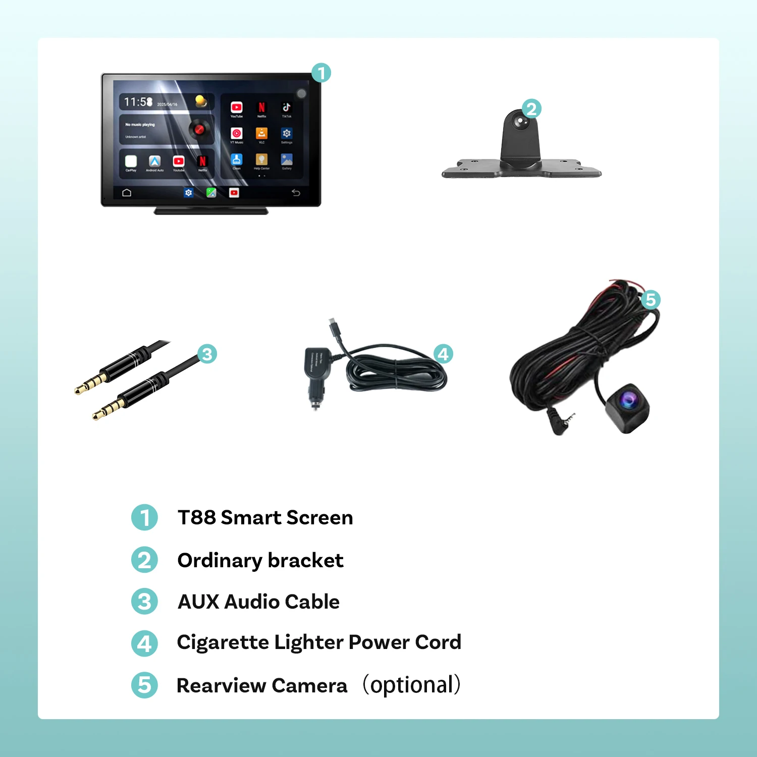 OTTOCAST CarPlay Screen 9.0