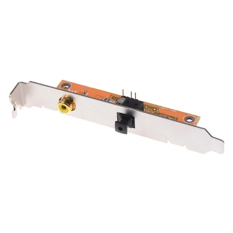 

Professional SPDIF Optically And Out Plate Cable Bracket For PC Motherboard 24Bit 192KHz Installation Transmission