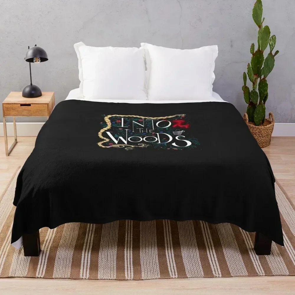 

Into The Woods Classic T-Shirt Throw Blanket Thin Soft Blanket for Summer Night Sleeping