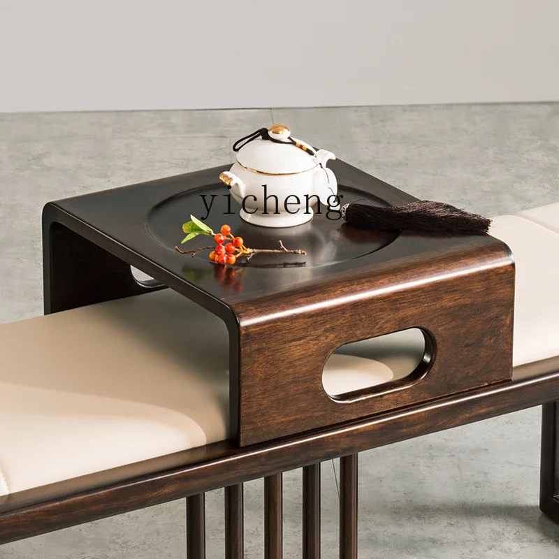 DD  Bedside Bedroom Bed Solid Wood Sofa Stool Long Bedside Stool Footstool Shoe Changing Stool