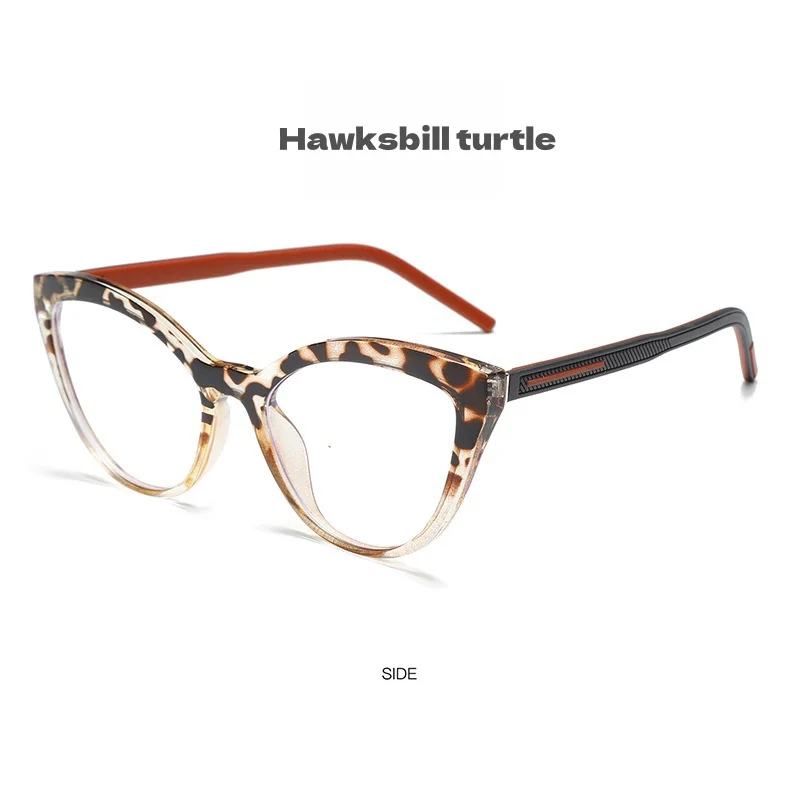 F·DRACON TR90 Mode Retro Cat Eye Damen Brillengestell Ultraleichte optische Anti-Blaulicht-Brille für Damen – Detail 10