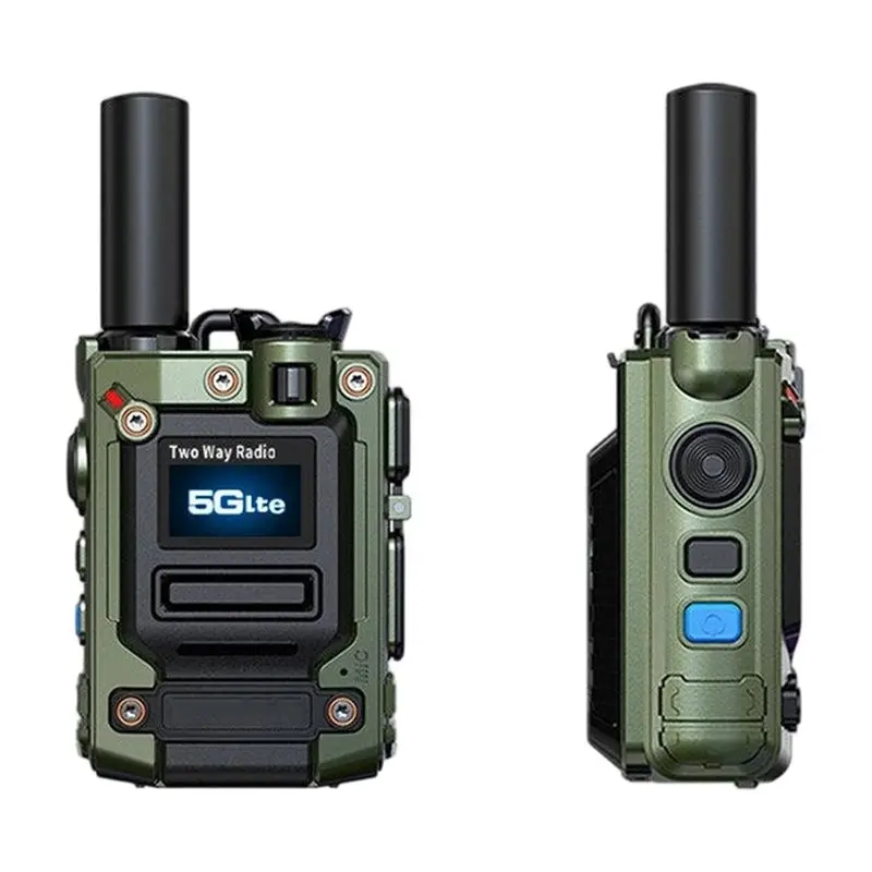 ABZW POC Walkie Talkie Remote Digital Intercom Long Range 5000 Kilometers 4G/5G Network Global Connectivity