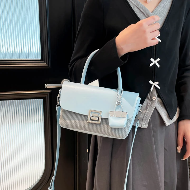 

Роскошная брендовая женская сумка через плечо, кожаные сумки-тоут со съемным ремешком-цепочкой, модный дизайнер