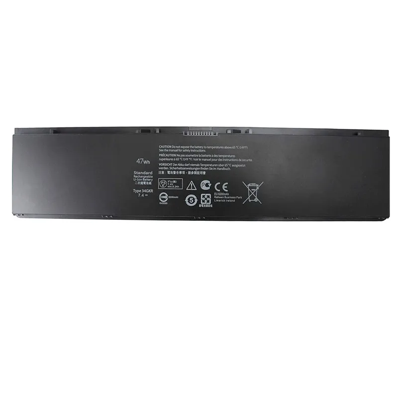 7.4V 47Wh New 34GKR Laptop Battery for Dell Latitude 14 7000 E7450 E7420 E7440 451-BBFT V8XN3 PFXCR 3RNFD 909H5 G95J5 451-BBFV