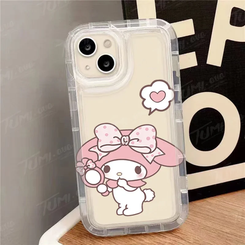 Sanrio Rabbit Mymelody Case for Samsung Galaxy A15 A55 A05 A05S A14 A24 A13 A23 A73 A12 A22 A32 A52 A52S A72 A31 A51 A71 Cover