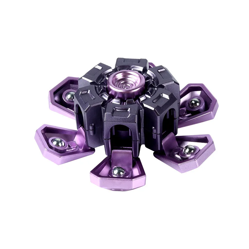 New Creative Fingertip Gyroscope Mechanical Deformation Rotating Fingertip Gyroscope Mechanical