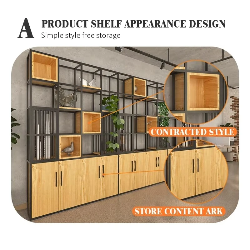 &c New Designed Commodity Bookshelves Wall Modern Book Shelf Wooden