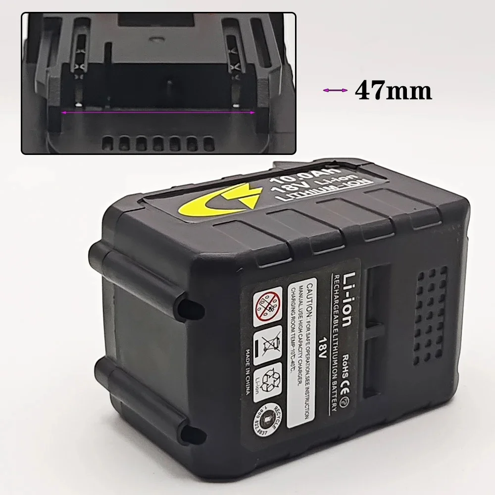 18V21V 388VF 3.0Ah-10.0Ah Lithium-ion Rechargeable Battery with Large Capacity and Long-lasting Compatibility with Makita BL1