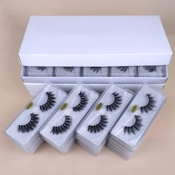 Wholesale Eyelashes 10/30/50/100 Pairs 3d Mink Lashes Bulk Natural Mink Eyelashes Wholesale False Eyelashes Makeup False Lashes